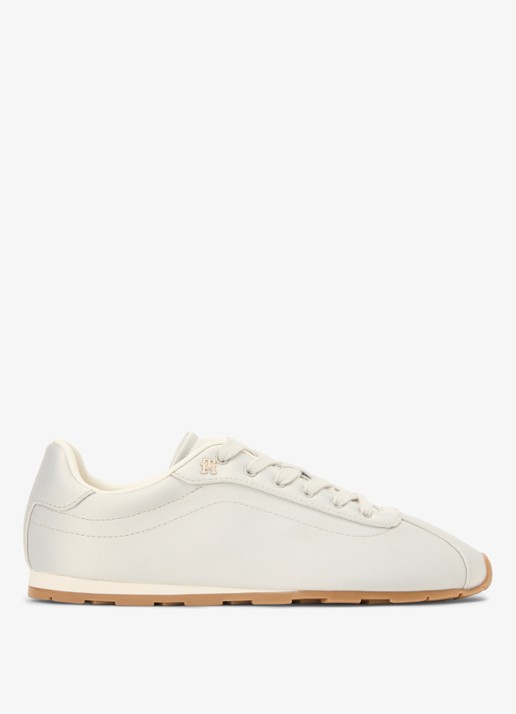 Tommy Hilfiger Sneaker met logo - detail 5 lichtgrijs