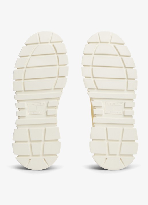 Tommy Hilfiger Sneaker met logo - detail 6 lichtgeel