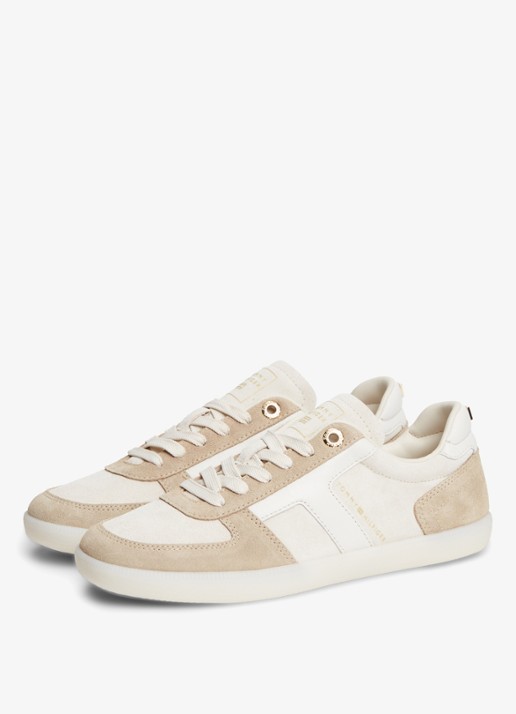 Tommy Hilfiger Sneaker met logo - detail 3 creme