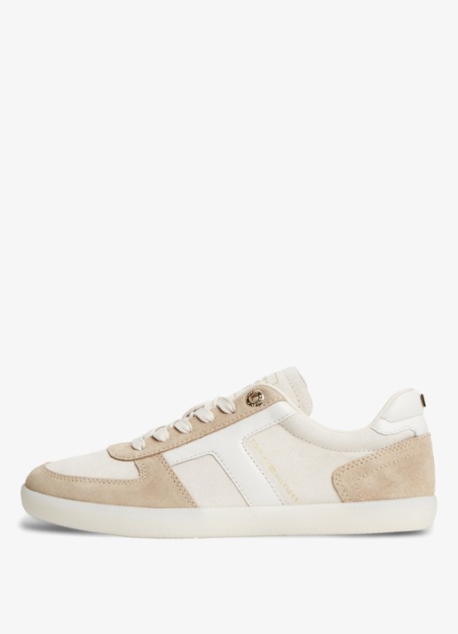 Tommy Hilfiger Sneaker met logo - detail 5 creme