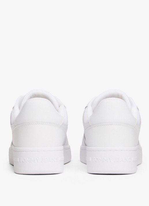 Tommy Hilfiger Sneaker met logo - achterkant 3 wit