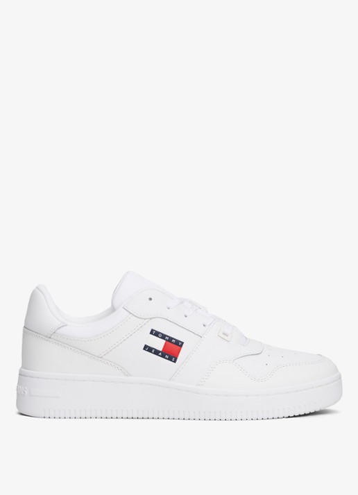 Tommy Hilfiger Sneaker met logo - detail 5 wit