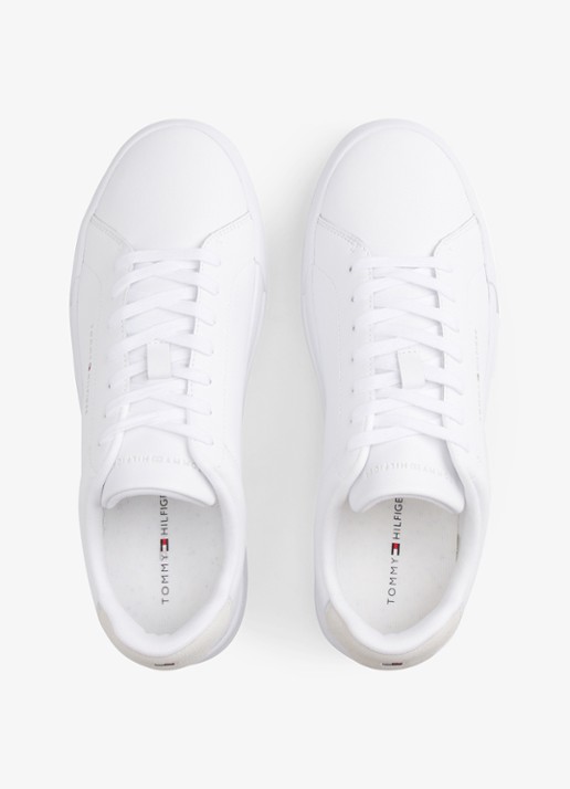 Tommy Hilfiger Sneaker met logo - detail 3 wit