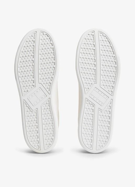 Tommy Hilfiger Sneaker van leer - detail 6 wit