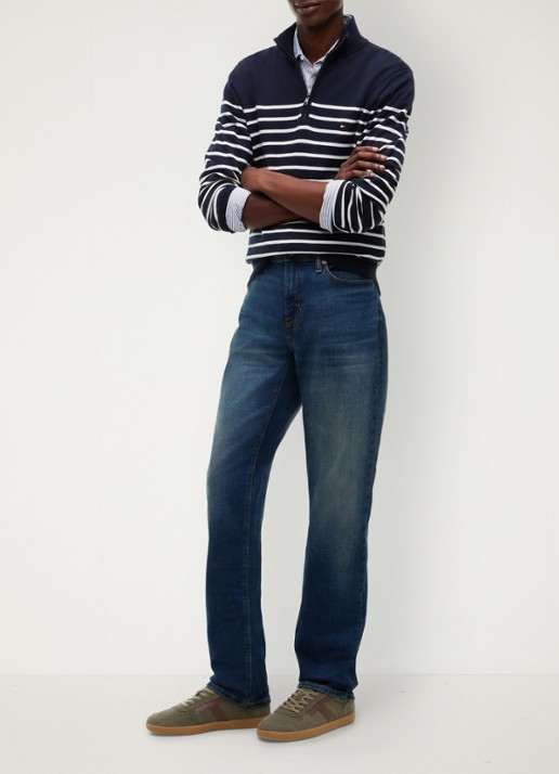 Tommy Hilfiger Sneakers van suède - voorkant 2 olijfgroen