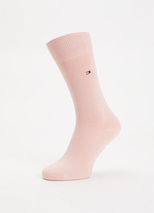 Tommy Hilfiger Sokken in katoenblend met logo in 2-pack - detail 3 zalmroze