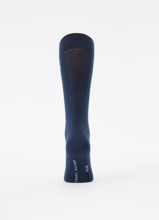 Tommy Hilfiger Sokken in katoenblend met logo in 2-pack - voorkant 2 lichtblauw