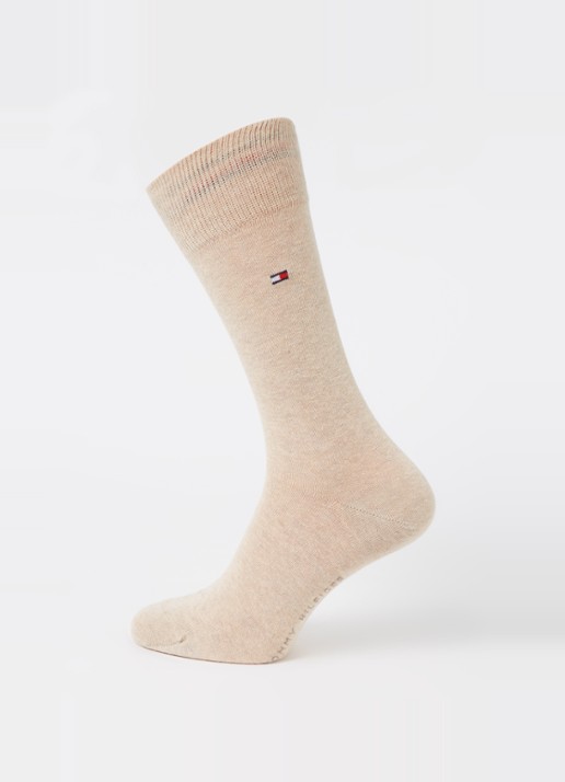 Tommy Hilfiger Sokken in uni in 2-pack - detail beige