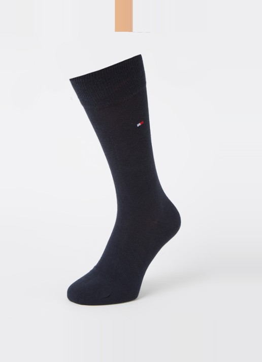 Tommy Hilfiger Sokken in uni in 2-pack - detail 3 donkerblauw