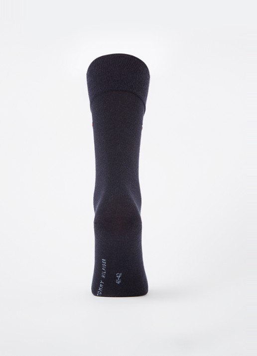 Tommy Hilfiger Sokken in wolblend - voorkant 2 donkerblauw
