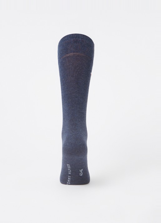 Tommy Hilfiger Sokken met logo in 2-pack - voorkant 3 indigo