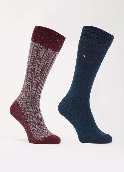 Tommy Hilfiger Sokken met print in 2-pack
