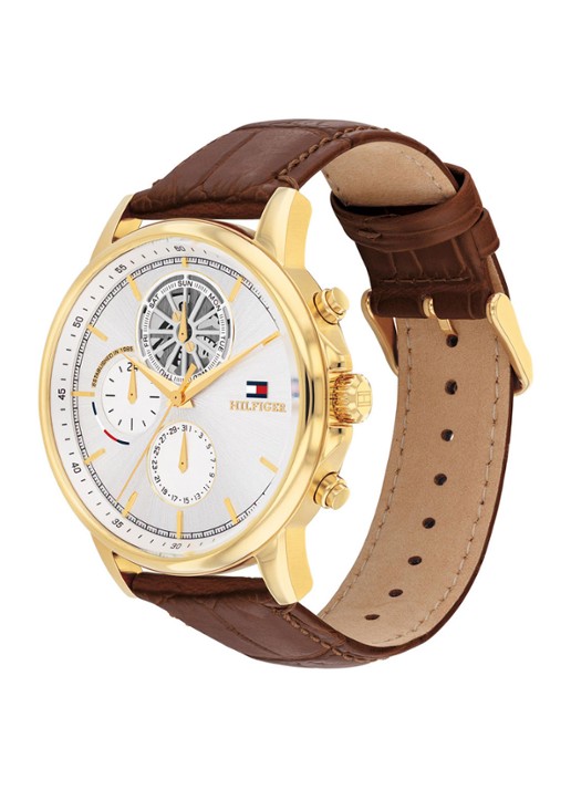 Tommy Hilfiger Stewart horloge TH1710631 - detail bruin