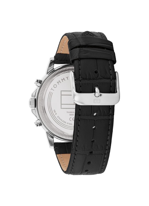 Tommy Hilfiger Stewart horloge TH17910605  - detail 2 zwart