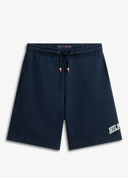 Tommy Hilfiger Straight fit korte joggingbroek met steekzakken