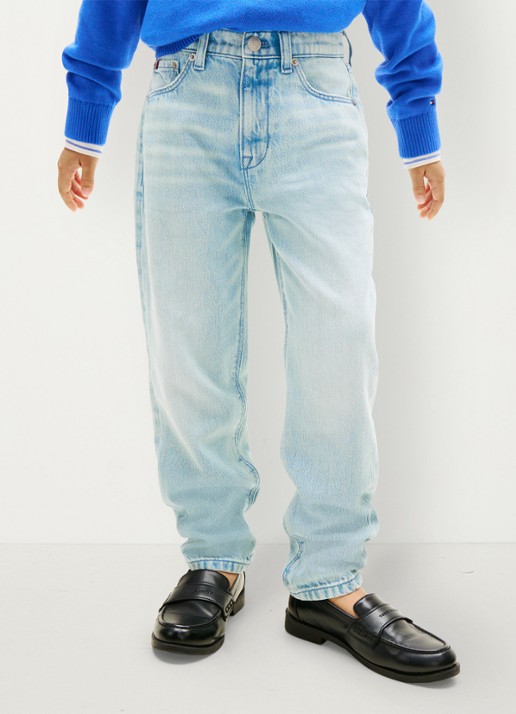 Tommy Hilfiger Straight leg jeans in katoenblend - detail 4 denim