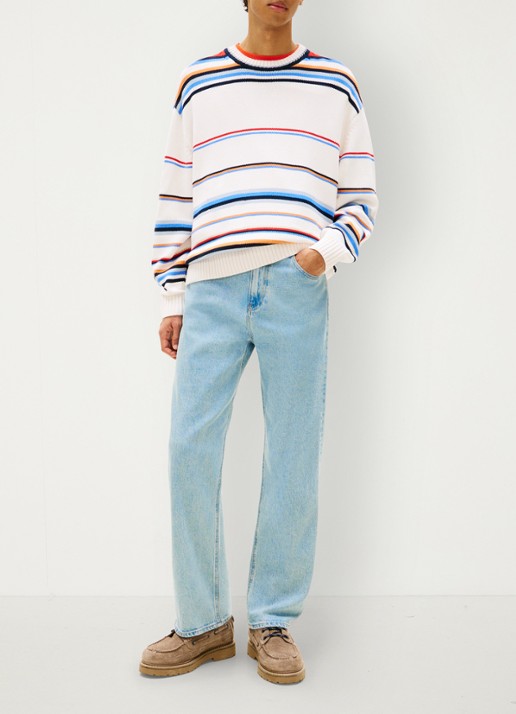 Tommy Hilfiger Straight leg jeans met steekzakken - voorkant 2 denim