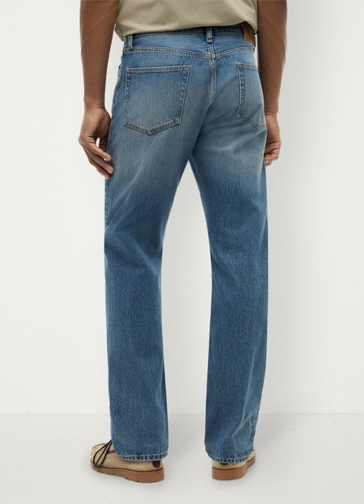 Tommy Hilfiger Straight leg jeans met steekzakken - achterkant 3 jeans