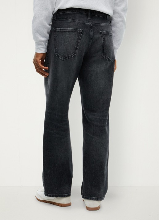 Tommy Hilfiger Straight leg jeans met steekzakken - achterkant 5 grijs