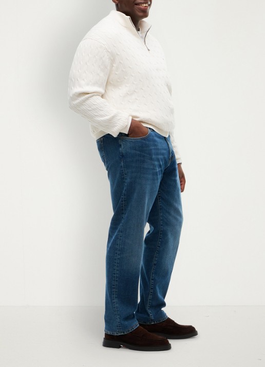 Tommy Hilfiger Straight leg jeans met steekzakken - detail 3 denim