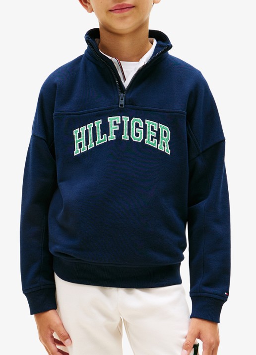 Tommy Hilfiger Sweater in katoenblend - detail 4 dark night navy-c1g