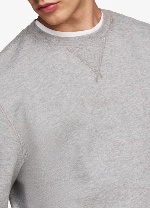 Tommy Hilfiger Sweater met logoborduring - detail 10 grijsmele