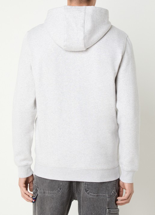 Tommy Hilfiger Sweatvest met logoborduring - achterkant 3 grijsmele