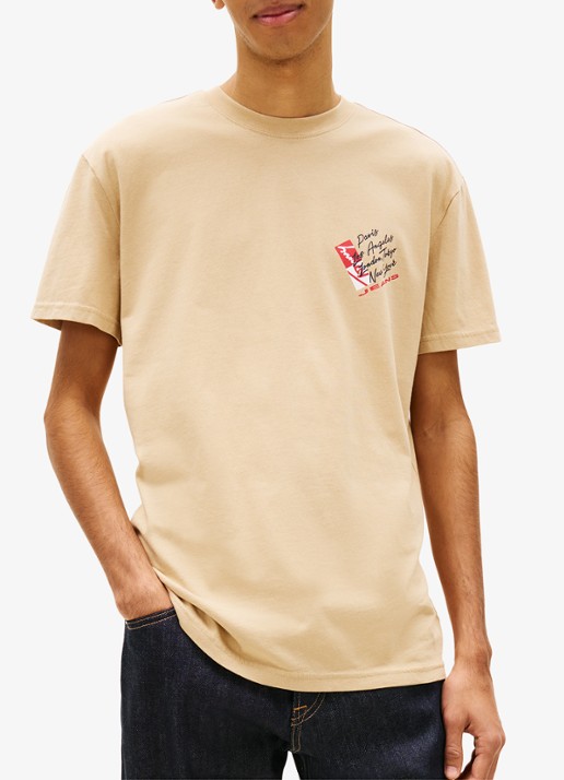 Tommy Hilfiger T-shirt met logo- en backprint