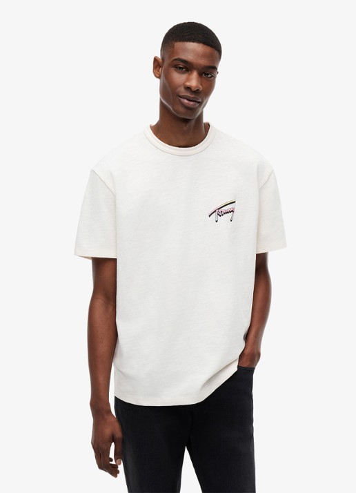 Tommy Hilfiger T-shirt met logo- en backprint