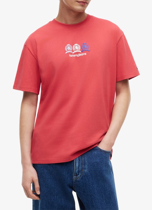 Tommy Hilfiger T-shirt met logo- en backprint