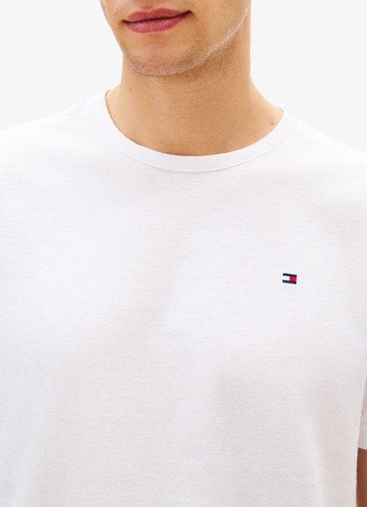 Tommy Hilfiger T-shirt met logo in 3-pack - detail 2 wit
