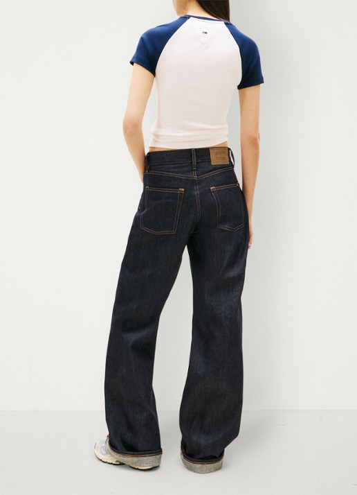 Tommy Hilfiger T-shirt met logo - achterkant 5 gebroken wit