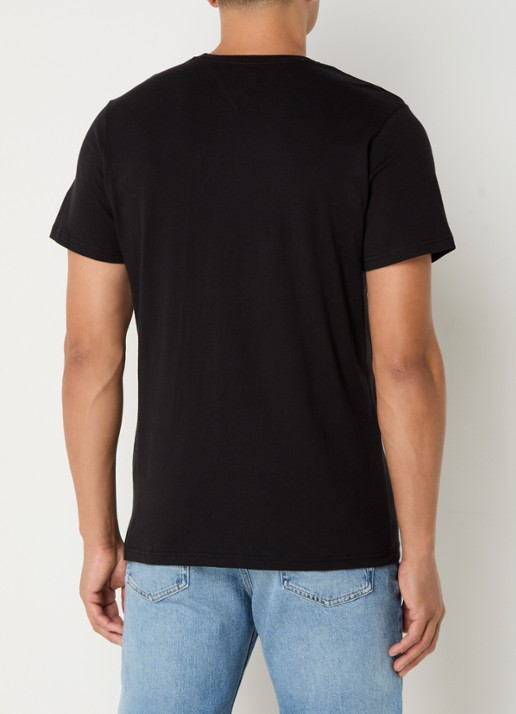 Tommy Hilfiger T-shirt met logo - achterkant 2 zwart