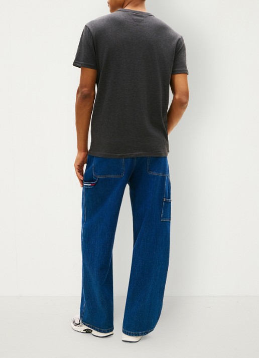 Tommy Hilfiger T-shirt met logo - achterkant zwart