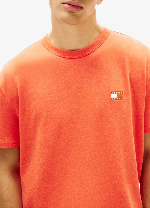 Tommy Hilfiger T-shirt met logo - detail 2 orange