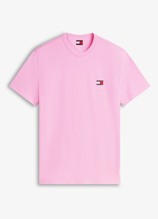 Tommy Hilfiger T-shirt met logo - voorkant 4 citronella-zf0 / geel