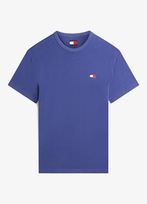 Tommy Hilfiger T-shirt met logo - voorkant 4 blue storm-c6q / blauw
