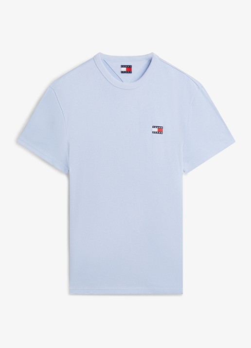 Tommy Hilfiger T-shirt met logo - voorkant blue storm-c6q / blauw
