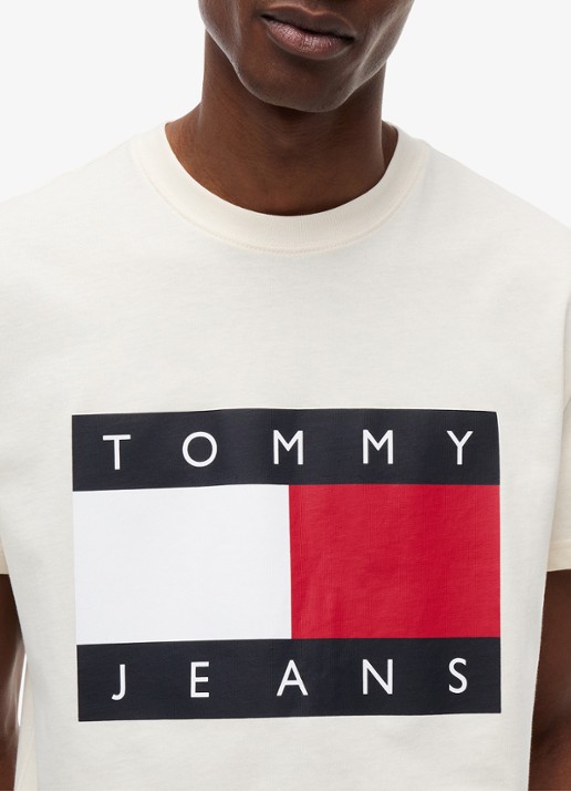 Tommy Hilfiger T-shirt met logo - detail 5 wit