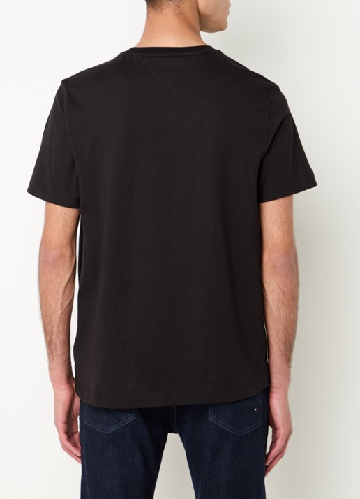 Tommy Hilfiger T-shirt met logo - achterkant 3 zwart