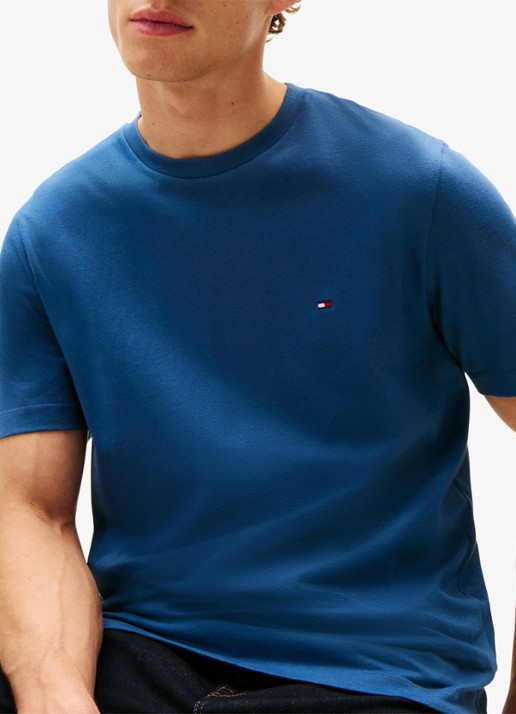 Tommy Hilfiger T-shirt met logo - detail 7 petrol