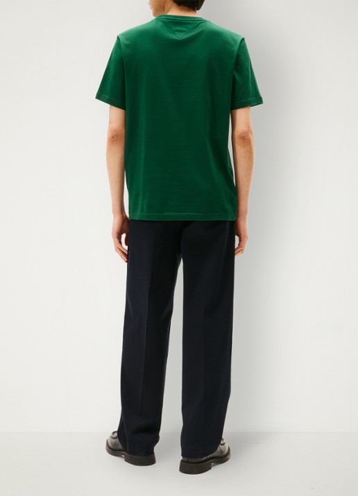 Tommy Hilfiger T-shirt met logo - achterkant groen