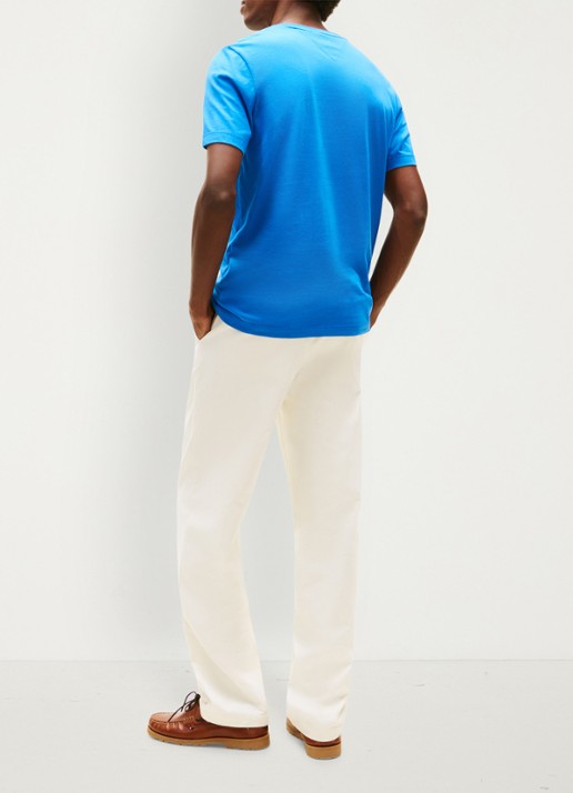 Tommy Hilfiger T-shirt met logo - achterkant blue orbit