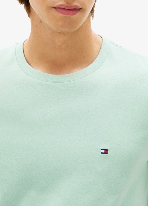 Tommy Hilfiger T-shirt met logo - detail 5 crushed mint