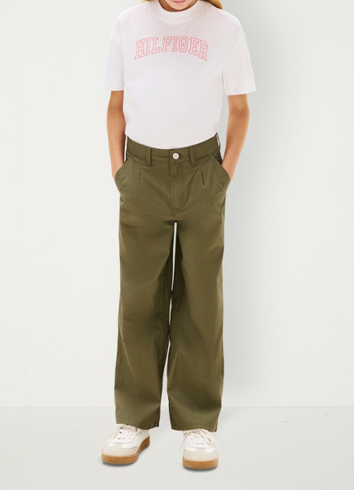 Tommy Hilfiger T-shirt met logo - voorkant 3 wit