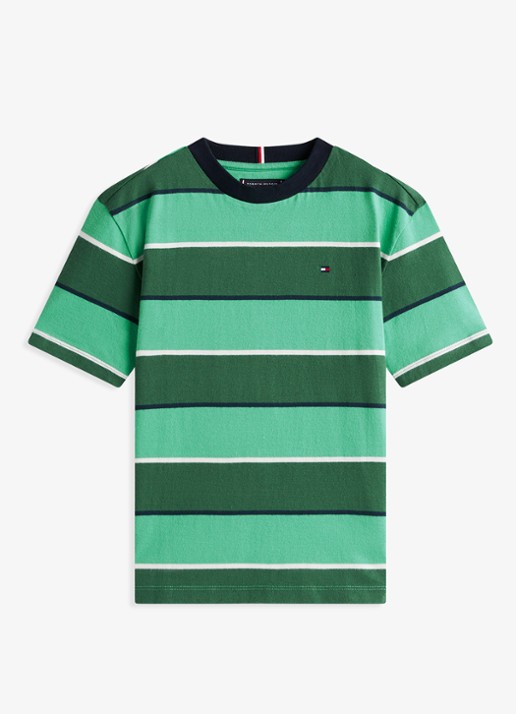 Tommy Hilfiger T-shirt met streepprint en logo