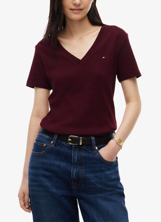 Tommy Hilfiger T-shirt met V-hals