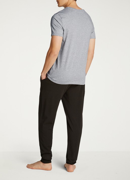 Tommy Hilfiger T-shirts met logo in 3-pack - achterkant 3 grijs
