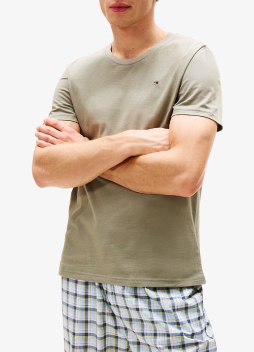 Tommy Hilfiger T-shirts met logo in 3-pack - detail 5 lindegroen