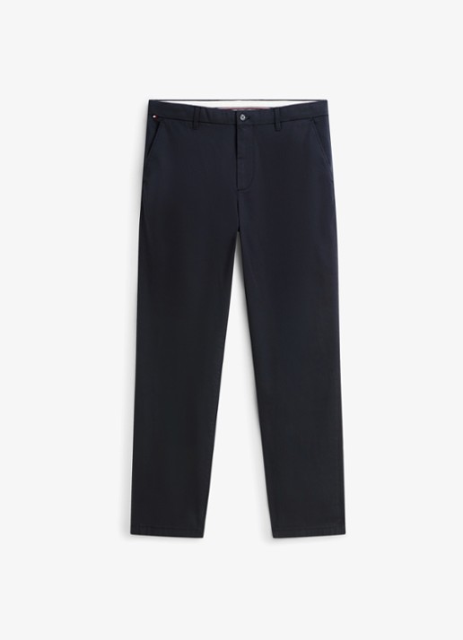 Tommy Hilfiger Tapered fit pantalon met steekzakken - voorkant navy blue-dw5 / blauw